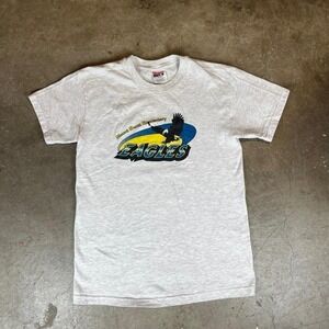 Vintage 90s Mount Scott Elementary Eagles grey tee Women's Size small